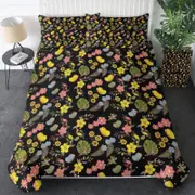 Mandala Quilt Cover Set - Night Garden