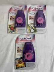 NEW Purple Cows CraftGeek Summer Punch It Spring Punch It Solstice Punch It