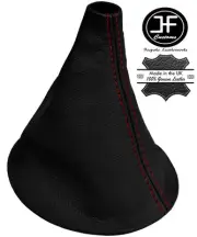 RED STITCHING LEATHER GEAR GAITER FITS JENSEN HEALEY MK2 1972-1975 CUSTOM NEW (for: Jensen)