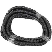 Aeroflow 13.1mm I.D Spiral Wrap Cover Braided Hose Wire 3.7 Meters Black Aeroflow - AF91-9853