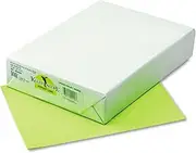 PACON 102224 Kaleidoscope Multipurpose Colored Paper, 24lb, 8-1/2 x 11, Lime, 500/Ream