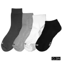 在飛比找momo購物網優惠-【G.SIN】排汗除臭襪 多款選(抑菌 運動襪 中筒襪 短襪