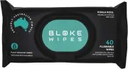 Flushable Wipes for Men (1 Pack, 40 Wipes) Mint & Eucalyptus Scent, Biodegradabl