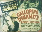 Galloping Dynamite poster Kermit Maynard 1937 OLD PHOTO