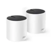 TP-Link 2 Pack Deco X55, AX3000 Whole Home Mesh WiFi 6 Router, AI-Driven Mesh.WP