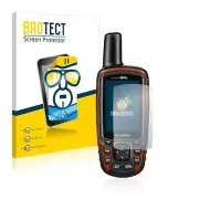 2x BROTECT® HD-Clear Screen Protector Hard coated for Garmin GPSMAP 64s