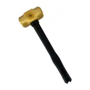 Mumme 7HBRFRH04 - 4lb Brass Hammer with Pinned Steel Core Fibreglass Handle