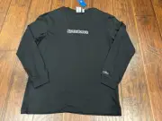 Adidas X The Simpsons Shirt Mens Medium Krusty Burger Long Sleeve Tee Black