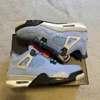 Nike Air Jordan 4 Retro GS University Blue GS Size 7y