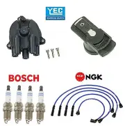 Tune Up Kit Cap Rotor Spark Plugs Wire for Isuzu Amigo 2.6L; FI 1989-1994 (for: Isuzu)