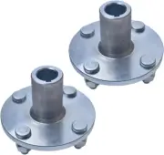 4" x 4" Go-Kart Live Axle Hub with 8" Wheel Kit - Durable Metal Construction