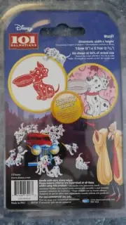 attn dog lovers DISNEY 101 DALMATIONS - WOOF DIE SET DIS5108 - Dog with Bowl