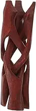 SEWACC Natural Wooden Tripod Display Rack Snake Shape Abalone Shell Holder for Crystals Incense and Home Decor Multipurpose Smooth Finish Choice