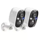 GMK Security Cameras Wireless Outdoor, 2K Color Night Vision AI Motion Detect...