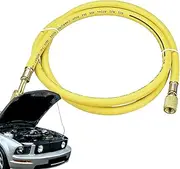 Lueear Refrigerant Charging Hose | 59 Inches Manifold Gauge Refrigerant System R134a - Tricolor High Pressure Hose for Manifold Gauge Refrigerant System