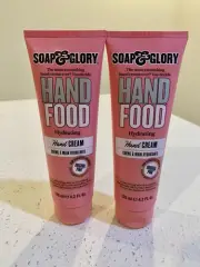 Lot of 6 Soap & Glory HAND FOOD Hydrating Hand Cream 4.2 fl oz. each, NEW