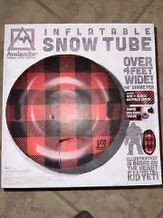 Avalanche 4ft Wide 48” Ultimate Snow Tube Sled | Inflatable Sledding Tube Yeti