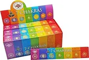Incense Stick Bulk 7 Chakras 12 Packets 144 Sticks Lot Premium Masala Fragrance