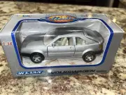 Welly Volkswagen Corrado Silver Pull Back And Go Action 1:38 Scale NOS New