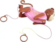 GETAJGHSD Pull String Monkey Interactive Rope Puzzle Game for Sensory Development Early Childhood Education and Family Fun Engaging Travel for Fine Motor Skills and Relaxation