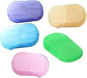 100Pcs Travel Soap Paper Sheets Disposable Hand Washing Bath Scented Paper,Boxes Soap Paper Sheets,Soap Mini Scented Slice Sheets Travel Soap Paper Sheets,Hand Washing Bath Scented Paper Soap Papers