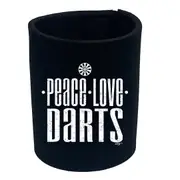 Peace Love Darts - Funny Novelty Stubby Holder