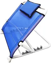 Sandy Beach Folding Backrest Bed Back Rest Lumbar Supports with Sturdy Spray Steel Pipe Ergonomic 5 Positions Adjustable, Breathable Care Products