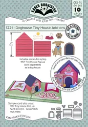 Karen Burniston Doghouse Tiny House Add-ons Die