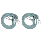 51" Leather Purse Strap Replacement Gold Buckle for Handbag(2 Pack, Light Blue)