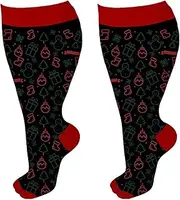 [Oxtxuzdm] Compressions Socks Women Men Knee Highs Running Stockings for Medicals,Nursing,Running,Athletic,Varicoses Veins,Travel