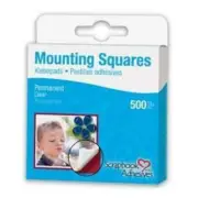 Scrapbook Adhesives Mounting Squares Transparent - 500 Pack - Clear*