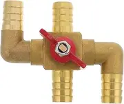 BUGUUYO Copper Integrated Manual Control Valve for Automobile Heating Water Heater Core Bypass Valve Easy Installation for Enhanced Heating Efficiency Cars