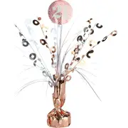 Prismatic Rose Gold and White 21st Birthday Spray Centrepiece