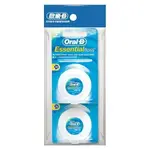 ORAL-B 歐樂B 微蠟牙線 薄荷口味 50MX2入【瑞昌藥局】000474