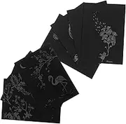 Scratch Painting Postcard Set 8pcs Chic Art Sketch Pad Plants Scene for Boys and Girls Travel Activity