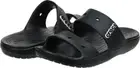 Crocs Unisex Classic Two-Strap Slide Sandals, Black, US Men 6 Womens 8 NWT
