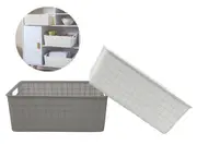 bulk 12 Plastic Rect Tray Assorted 35x13cm