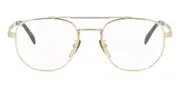 David Beckham DB 1082/G/CS Asian Fit with Clip-On 06J/UC Men's Glasses Gold Size 52 - Private Health Rebate - Blue Light Block Available