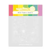 Waffle Flower Wild Flowers Stencil