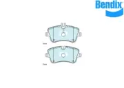 Bendix Brake Pad FT ULT For Benz C-Class 01-02 C 200 Kompressor CP DB1921 ULT