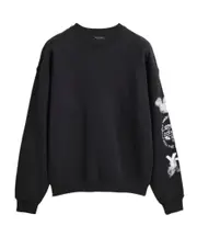 Y-3 GRAPHIC CREW SWEAT S,XS,L,M Black