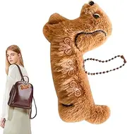 Stuffed Animal Keychain,Dachshund Plush Keychain | Stuffed Cartoon Puppy Keyring Backpack Decoration For Boys Girls Travel Suitcase