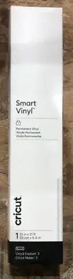 Cricut Smart Permanent Vinyl (13in x 21ft White) Cricut Explore 3 and Maker (A4)