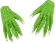 [WPOYM] Christmas Mask Cosplay Props Green Monster Mask Gloves. Masquerade Costume Accessories Latex Full Head Mask