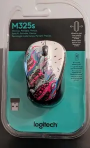 Logitech M325s Portable Wireless Ambidextrous Optical USB Mouse Brand NEW