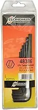 Bondhus 48386 Tamper Resistant Hex L-Wrenches, Set of 6