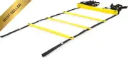 Prosource Fit Speed Agility Ladder, 8-12-20 Rungs, Speed Training, Carrying Bag