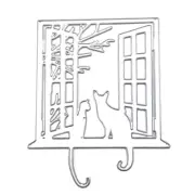 Window Cats Cutting Dies Carbon Steel Cutting Dies Templates for Card Making