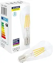Beacon Lighting Lucci Karbon 4.6W ES ST64 Pilot Globe