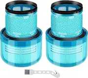 2 Pack Vacuum Filters Replacement Parts Compatible with Dyson V15 Detect, V15 Detect +, V11 Torque Drive, V11 Animal, SV14 Detect Cordless Vacuum, Compare to Part 970013-02
